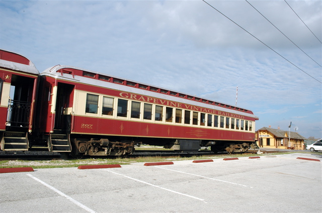 Grapevine Vntage Railroad Passenger Car.JPG